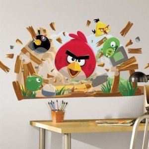 angry birds wall decal