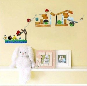 angry birds wall stickers