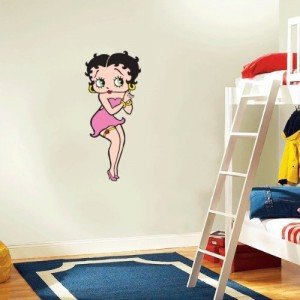 betty boop wall decal pink