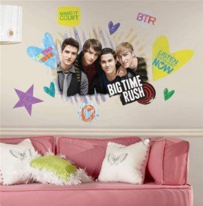 big time rush wall decals