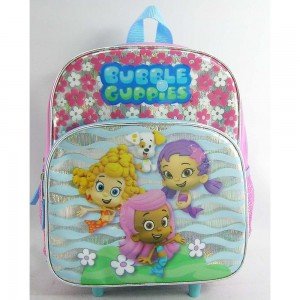 bubble guppies backpack pink