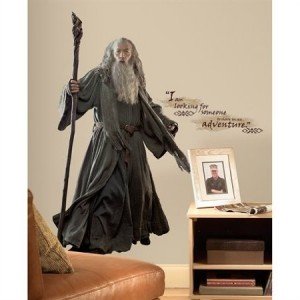 hobbit wall decal gandalf