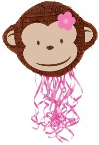 mod monkey pinata pink