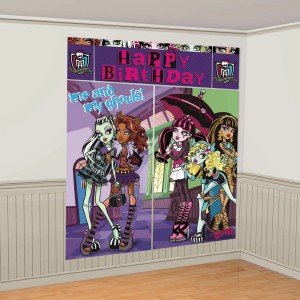 monster high party wall decor