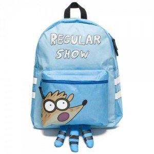 regular show backpack blue