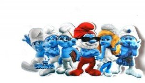 smurfs wall decals