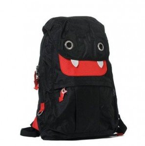 super devil ghost smiley backpack