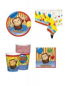 curious george party supplies