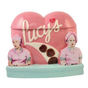 i love lucy cookie jar pink