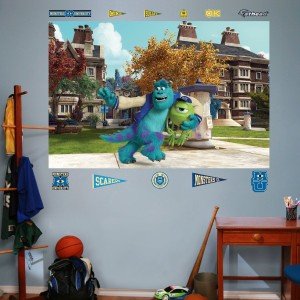 monsters university wall decal