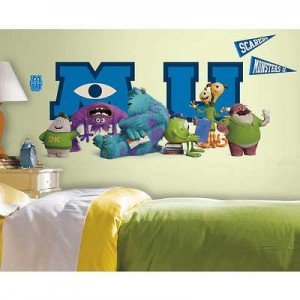 monsters university wall stickers