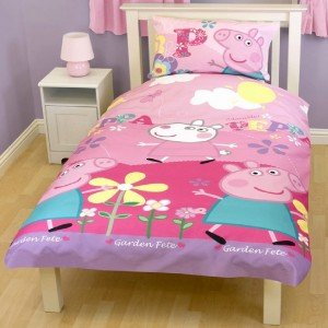 peppa pig pink bedding