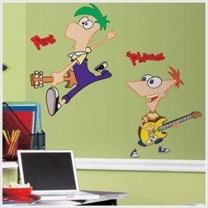 phineas ferb wall decal