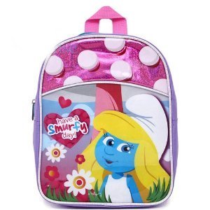 smurfs backpack pink