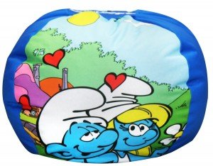 smurfs bean bag blue