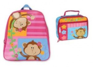 stephen jospeh pink backpack lunch bag