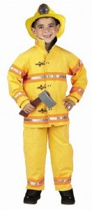 firefighter costume yellow