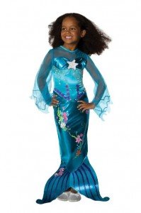 mermaid costume blue