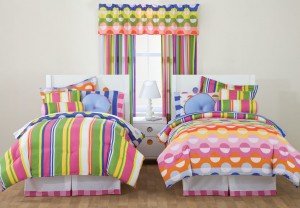 miss matched bedding