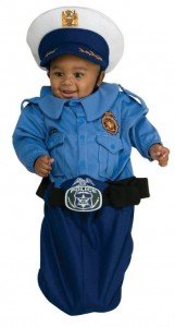 police costume baby