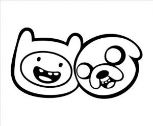 adventure time car decal