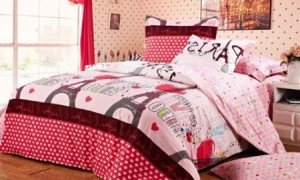 eiffel tower paris bedding