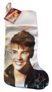 justin bieber christmas stocking