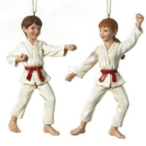 karate ornament