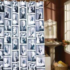 marilyn monroe shower curtain