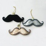 Mustache Christmas Ornament and Stocking