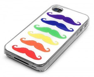 mustache iphone case