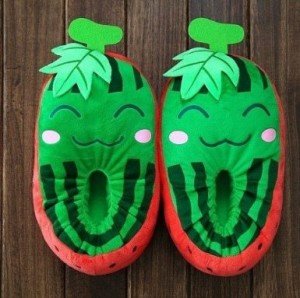 planst vs zombies slippers watermelon