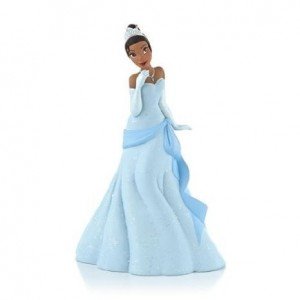 princess tiana blue gown ornament
