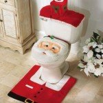 Santa Christmas Toilet Seat Cover