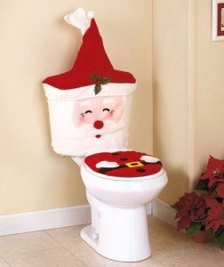 santa toilet cover 3 pieces