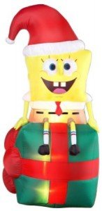 spongebob gift inflatable