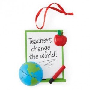 teacher christmas ornament