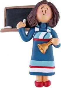 teacher female ornament