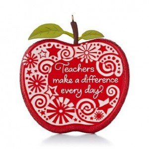 teacher ornament hallmark