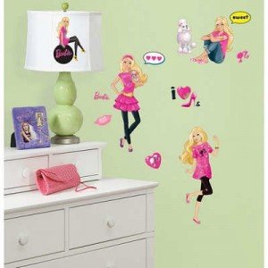 barbie wall sticker