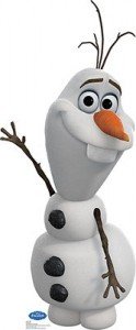 disney frozen cutout olaf