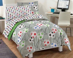 soccer bedding