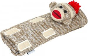 sock monkey seat belt