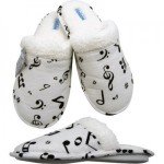 Musical Note Slippers