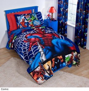 spiderman bedding