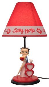 betty boop lamp white gown
