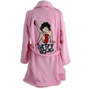 betty boop robe pink