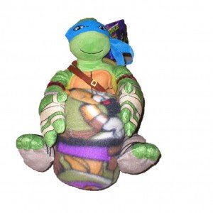 ninja turtles pillow and blanket leonardo