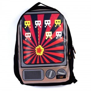 space invaders backpack