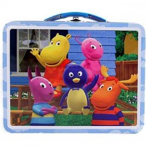 backyardigans lunch box blue